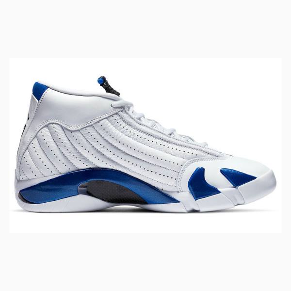 Nike Retro Hyper Royal Basketskor Air Jordan 14 Herr Vita Blå | JD-507KG