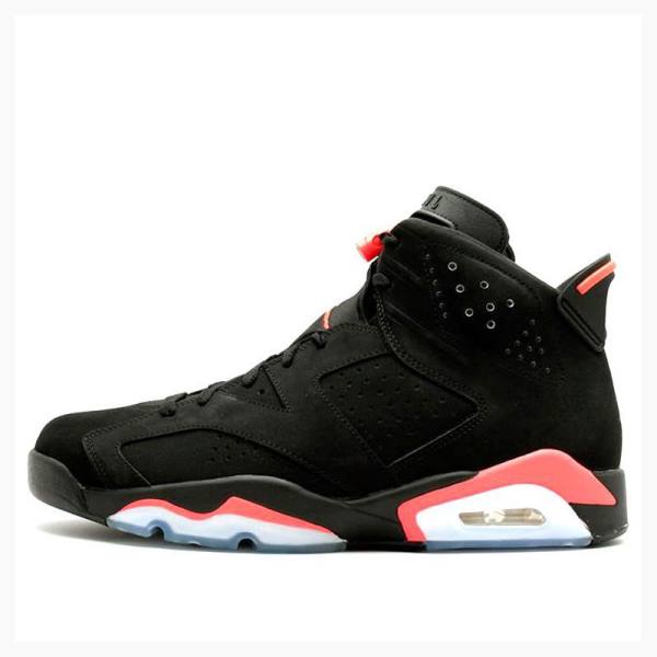 Nike Retro Infrared Basketskor Air Jordan 6 Herr Svarta Röda | JD-981EC