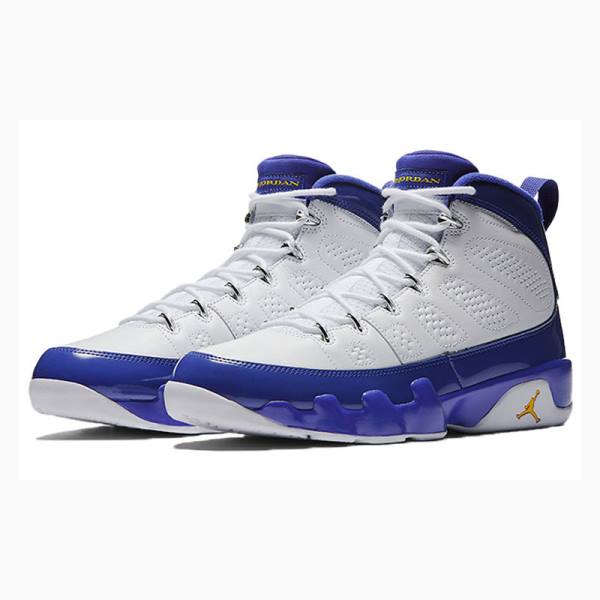 Nike Retro Kobe Bryant Basketskor Air Jordan 9 Herr Vita Blå | JD-420UY