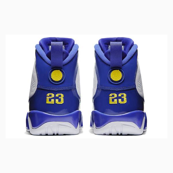 Nike Retro Kobe Bryant Basketskor Air Jordan 9 Herr Vita Blå | JD-420UY