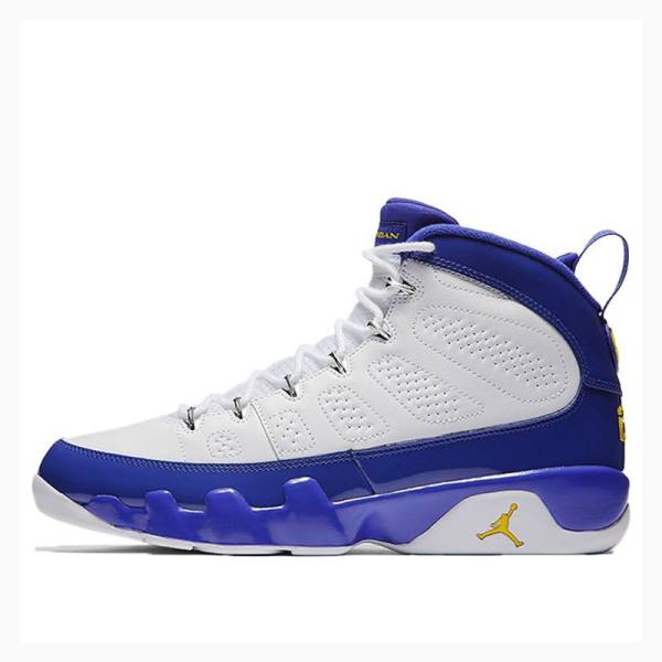 Nike Retro Kobe Bryant Basketskor Air Jordan 9 Herr Vita Blå | JD-420UY