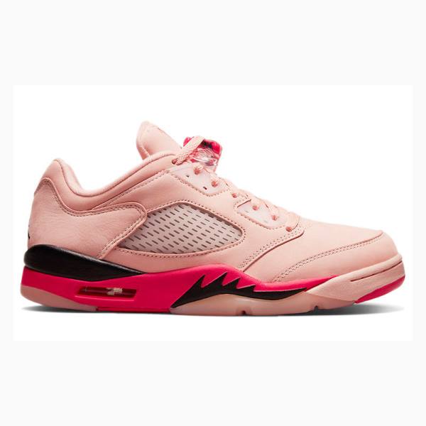 Nike Retro Low Arctic Sneakers Air Jordan 5 Dam Rosa Röda | JD-451KZ