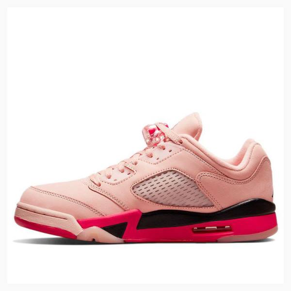 Nike Retro Low Arctic Sneakers Air Jordan 5 Dam Rosa Röda | JD-451KZ