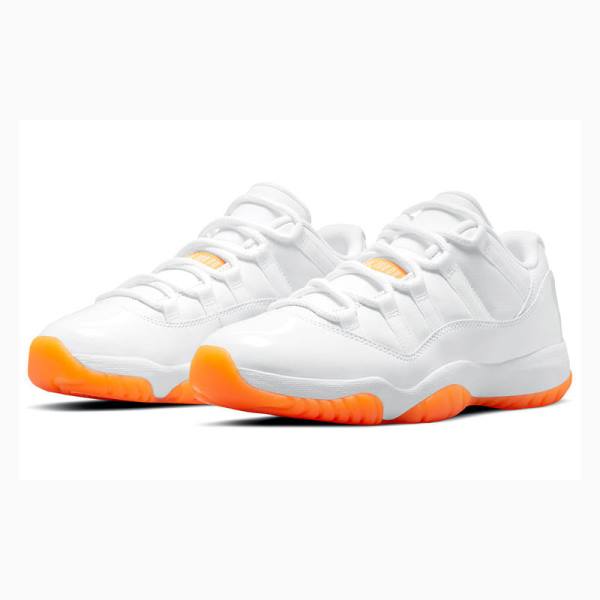 Nike Retro Low Bright Citrus Sneakers Air Jordan 11 Dam Vita Orange | JD-103VD