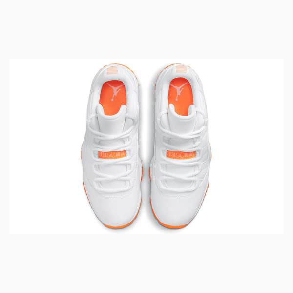 Nike Retro Low Bright Citrus Sneakers Air Jordan 11 Dam Vita Orange | JD-103VD