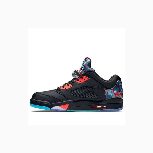 Nike Retro Low CNY Chinese New Year Sneakers Air Jordan 5 Herr Svarta Olika Färger | JD-164NH