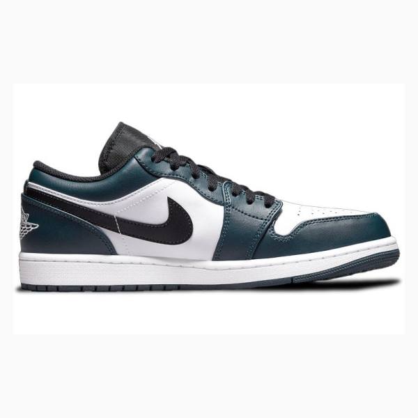 Nike Retro Low Dark Teal Sneakers Air Jordan 1 Herr Olivgröna | JD-034PN