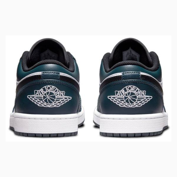 Nike Retro Low Dark Teal Sneakers Air Jordan 1 Herr Olivgröna | JD-034PN