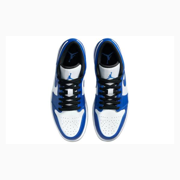 Nike Retro Low Game Royal Sneakers Air Jordan 1 Herr Blå | JD-645XW