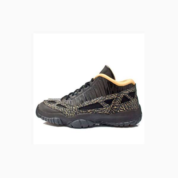 Nike Retro Low IE Sneakers Air Jordan 11 Dam Svarta Guld | JD-169XF