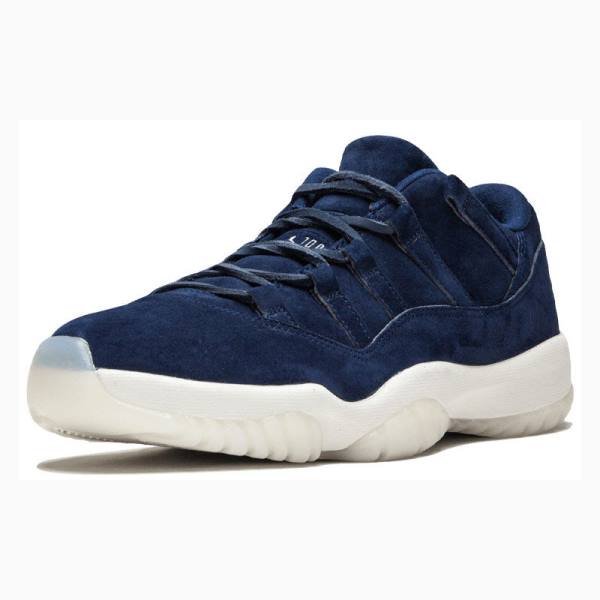 Nike Retro Low Re2pect Sneakers Air Jordan 11 Herr Mörkblå | JD-869AI