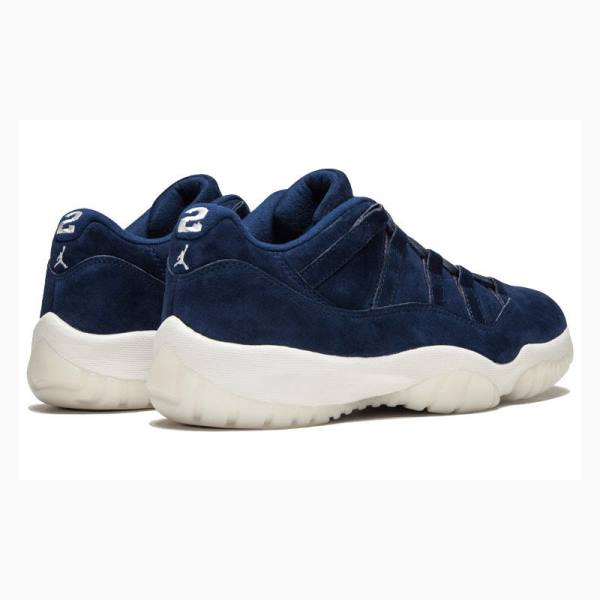 Nike Retro Low Re2pect Sneakers Air Jordan 11 Herr Mörkblå | JD-869AI