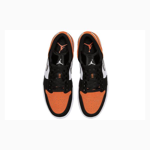 Nike Retro Low Shattered Backboard Sneakers Air Jordan 1 Herr Orange Svarta | JD-946JH