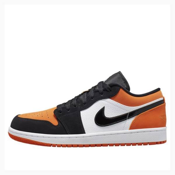 Nike Retro Low Shattered Backboard Sneakers Air Jordan 1 Herr Orange Svarta | JD-946JH