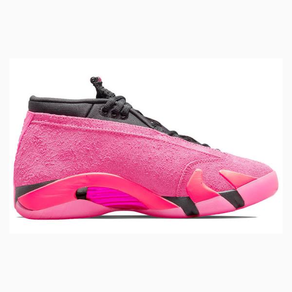 Nike Retro Low Shocking Sneakers Air Jordan 14 Dam Rosa | JD-498EH