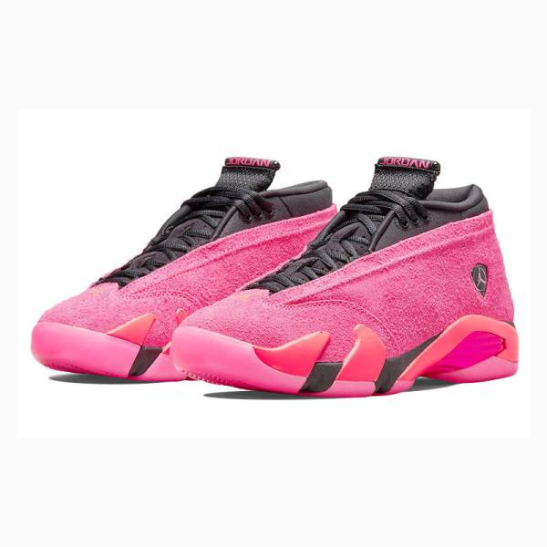 Nike Retro Low Shocking Sneakers Air Jordan 14 Dam Rosa | JD-498EH