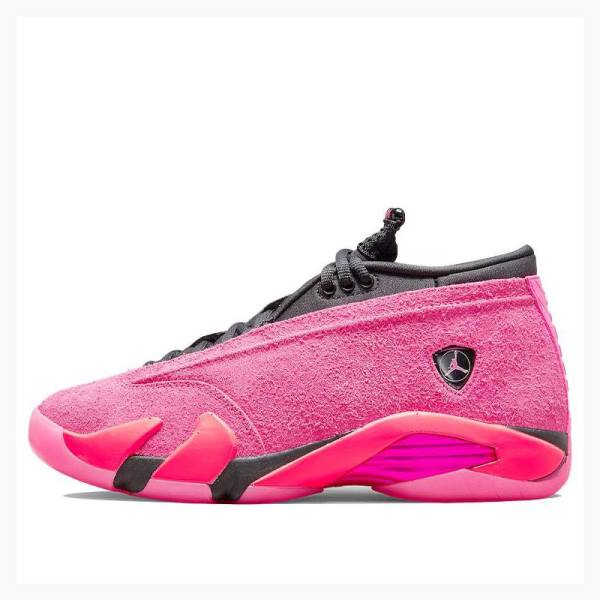 Nike Retro Low Shocking Sneakers Air Jordan 14 Dam Rosa | JD-498EH