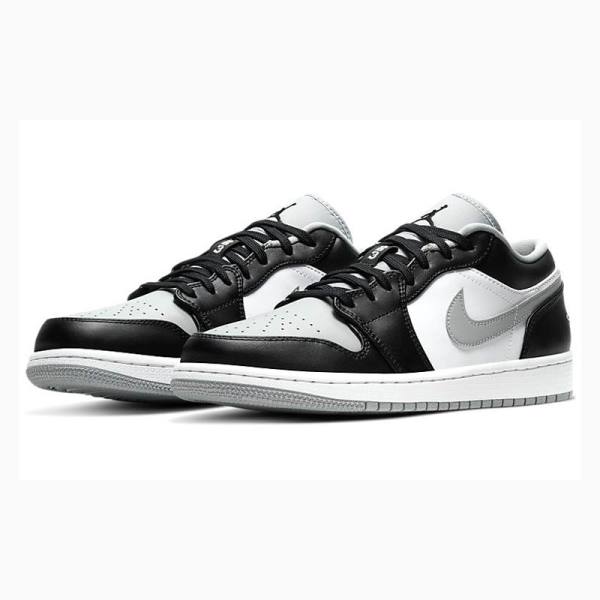 Nike Retro Low Smoke Sneakers Air Jordan 1 Herr Grå Svarta | JD-386IG