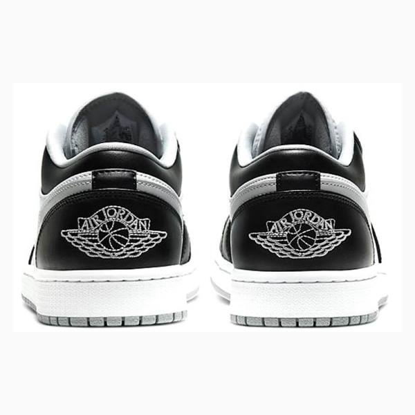 Nike Retro Low Smoke Sneakers Air Jordan 1 Herr Grå Svarta | JD-386IG