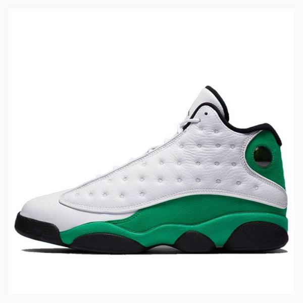 Nike Retro Lucky Basketskor Air Jordan 13 Herr Vita Gröna | JD-620DC