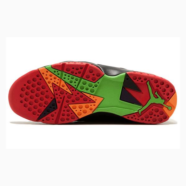 Nike Retro Marvin the Martian Basketskor Air Jordan 7 Herr Svarta Röda | JD-561IA