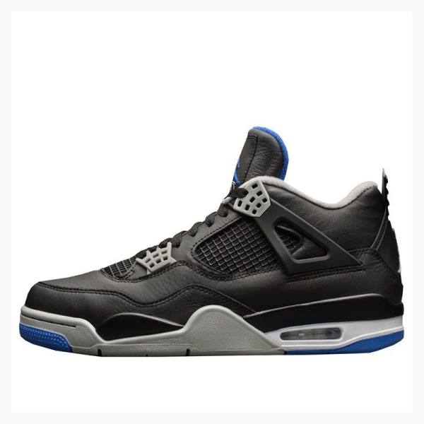 Nike Retro Motorsport Away Basketskor Air Jordan 4 Herr Svarta Blå | JD-094WI