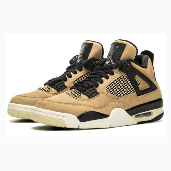 Nike Retro Mushroom Basketskor Air Jordan 4 Dam Gula | JD-893GW