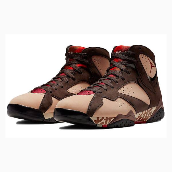 Nike Retro Patta - Shimmer Basketskor Air Jordan 7 Herr Bruna | JD-325IE