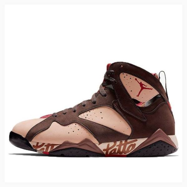 Nike Retro Patta - Shimmer Basketskor Air Jordan 7 Herr Bruna | JD-325IE