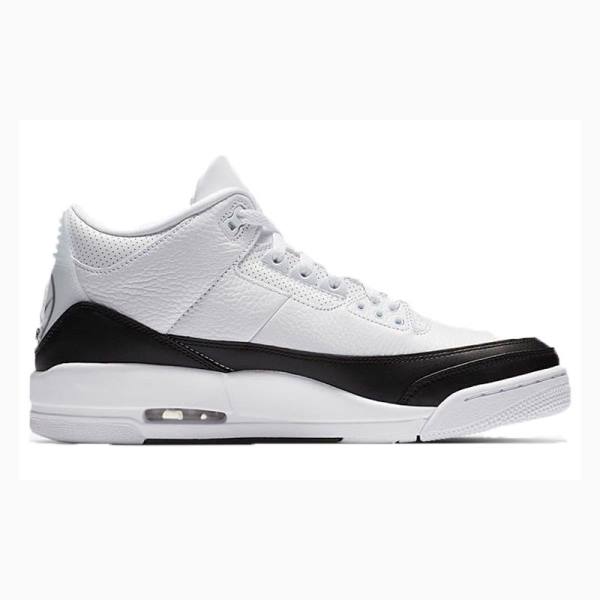 Nike Retro SP Fragment Basketskor Air Jordan 3 Herr Vita Svarta | JD-453LS