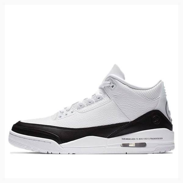 Nike Retro SP Fragment Basketskor Air Jordan 3 Herr Vita Svarta | JD-453LS