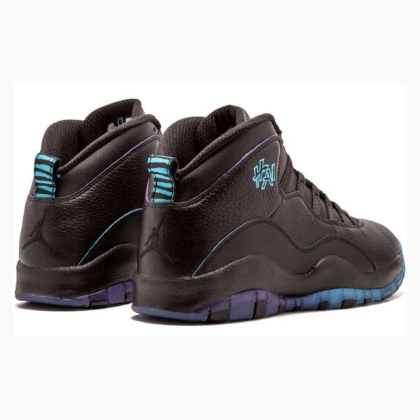 Nike Retro Shanghai Basketskor Air Jordan 10 Herr Svarta Blå | JD-487KX