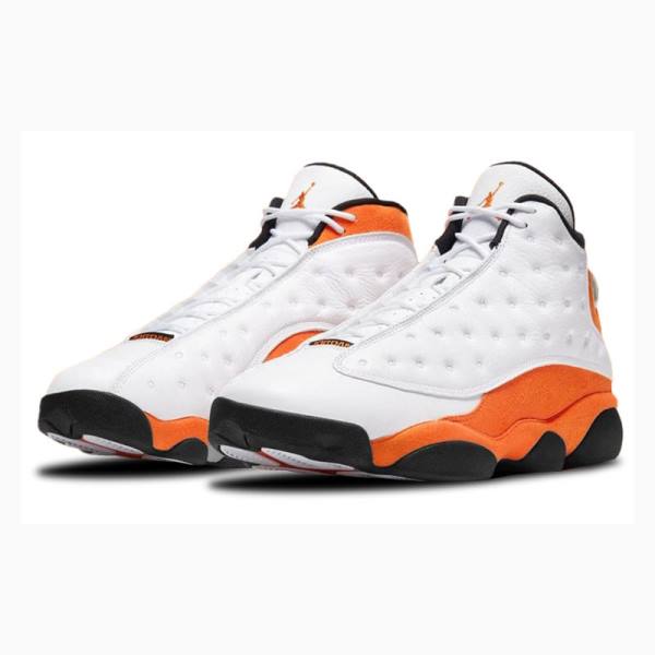 Nike Retro Starfish Basketskor Air Jordan 13 Herr Vita Orange | JD-234FZ