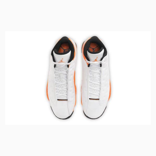 Nike Retro Starfish Basketskor Air Jordan 13 Herr Vita Orange | JD-234FZ