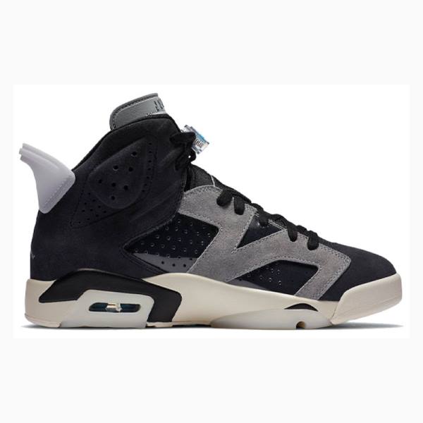 Nike Retro Tech Chrome Basketskor Air Jordan 6 Dam Grå Svarta | JD-720GR