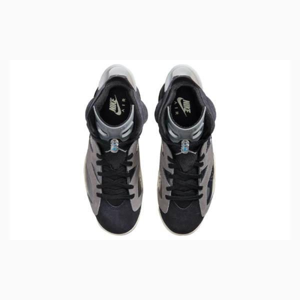 Nike Retro Tech Chrome Basketskor Air Jordan 6 Dam Grå Svarta | JD-720GR