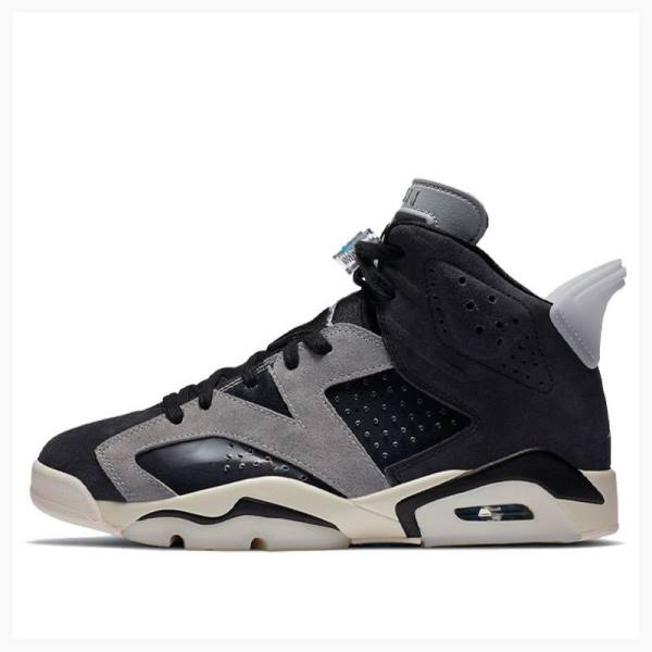 Nike Retro Tech Chrome Basketskor Air Jordan 6 Dam Grå Svarta | JD-720GR