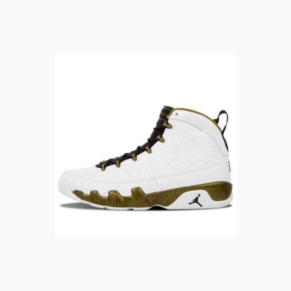 Nike Retro The Spirit Basketskor Air Jordan 9 Herr Vita Guld | JD-450BU