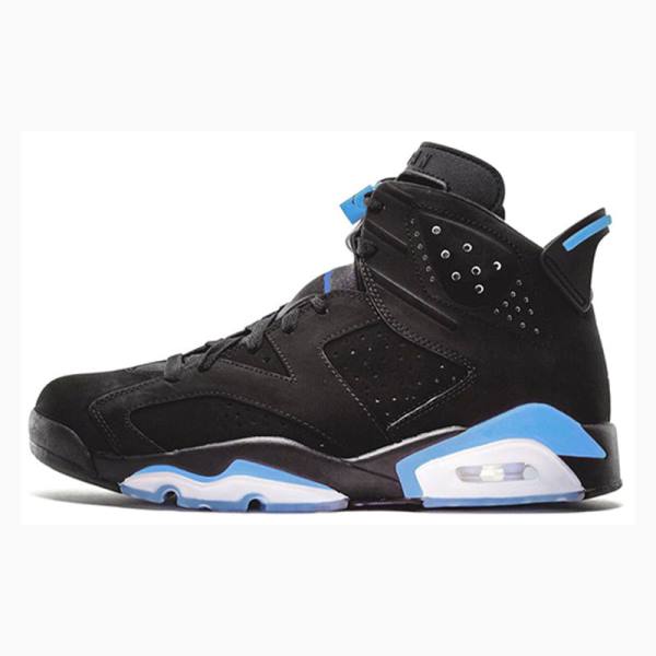 Nike Retro UNC – Univeristy Basketskor Air Jordan 6 Herr Svarta Blå | JD-674YM