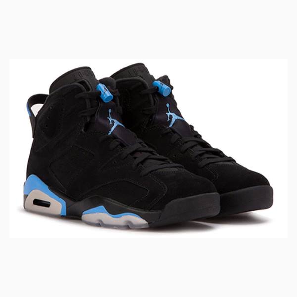 Nike Retro UNC – Univeristy Basketskor Air Jordan 6 Herr Svarta Blå | JD-674YM