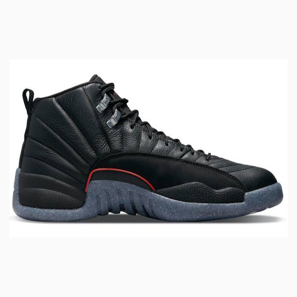 Nike Retro Utility Grind Basketskor Air Jordan 12 Herr Svarta | JD-789BW