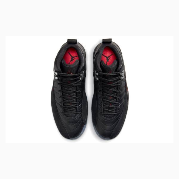 Nike Retro Utility Grind Basketskor Air Jordan 12 Herr Svarta | JD-789BW