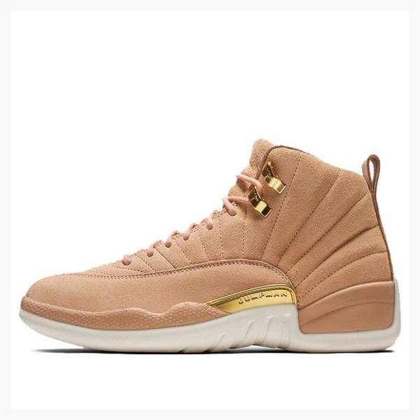 Nike Retro Vachetta Tan Basketskor Air Jordan 12 Dam Bruna | JD-056SW