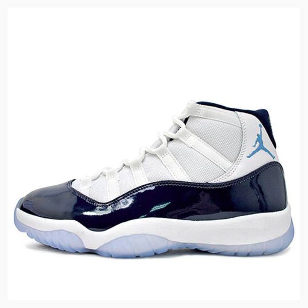 Nike Retro Win Like 82 Basketskor Air Jordan 11 Herr Vita Marinblå | JD-564VU