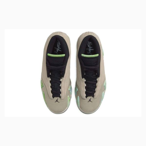 Nike Retro x Aleali May Fortune Basketskor Air Jordan 14 Dam Beige | JD-702VR