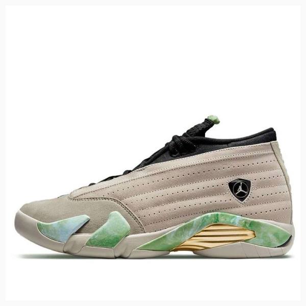 Nike Retro x Aleali May Fortune Basketskor Air Jordan 14 Dam Beige | JD-702VR