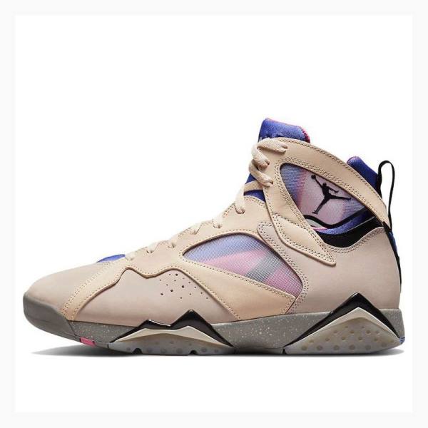 Nike SE Sapphire Basketskor Air Jordan 7 Herr Khaki Blå | JD-861VB