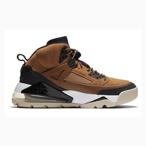 Nike Spizike 270 Boot Wheat Basketskor Air Jordan Herr Svarta Bruna | JD-623AC