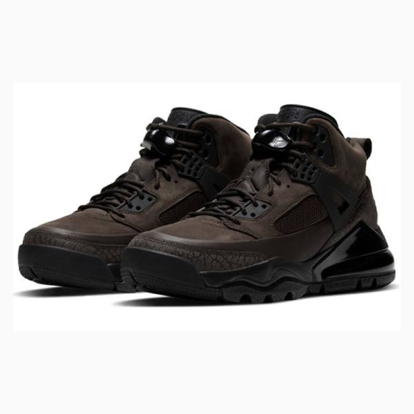 Nike Spizike 270 Dark Brown Basketskor Air Jordan Herr Mörkbruna Svarta | JD-156HN