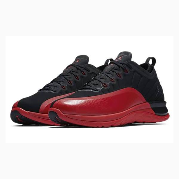 Nike Trainer Prime Flu Game Basketskor Air Jordan Herr Svarta Röda | JD-935GK